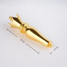 Profisher Mum Mühür Damga Kolu Premium Metal Kraliyet Tacı Gold