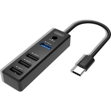 Fogy Type C Hub USB Hub 3.0 5gbps 4 Ports Hub USB C Splitter Adapter Super Speed High Quality