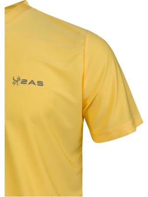 2AS Elba V Yaka T-Shirt Sarı