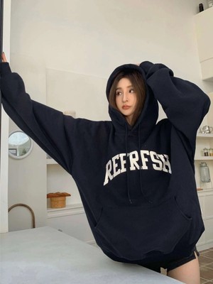 Trendseninle Kadın Refrfsh Baskılı Sweatshirt