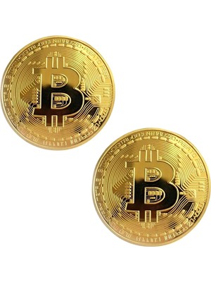 Rabadon Bitcoin Madeni Hediye Para Konsept Para 2 Adet Kutulu