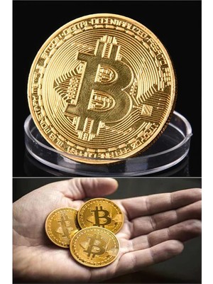 Rabadon Bitcoin Madeni Hediye Para Konsept Para 2 Adet Kutulu