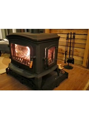 Flame Stove FS*032YK Altara Lüx 3 Camlı Yan Kapaklı Şömine Soba