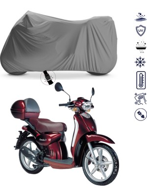 Teksin Arora Cappucino 125 Motosiklet Branda Su Geçirmez Motor Branda