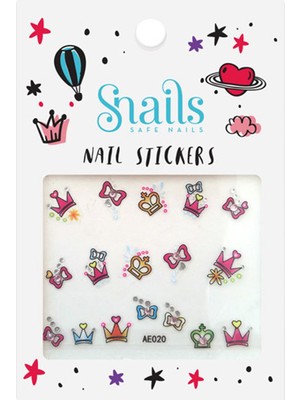 Snails Tırnak Sticker Seti - Perfect Princess