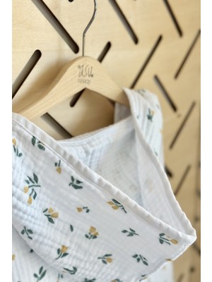 Asu Baby&kids Lemonita Organik Pamuk  Müslin Kurulama Örtüsü