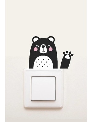 Kt Grup Sevimli Priz Sticker - Ayıcık