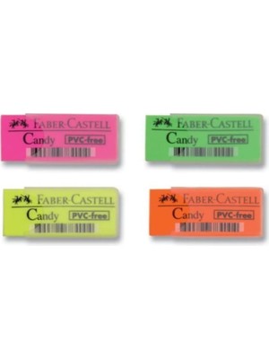 Faber-Castell Faber Castell Candy Renkli Silgi 4 Adet