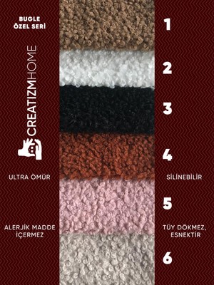 Creatizm Home Creatizmhome Teddy Silindir Yastık, Tasarım