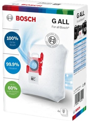 Bosch Bgl 8SIL59T In'genius Süpürge Toz Torbası 4 Adet
