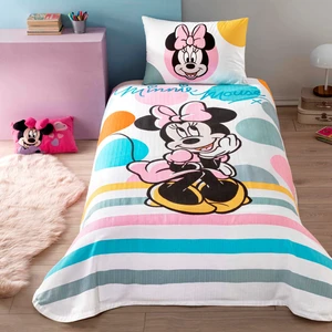 Disney Minnie Mouse Sweet Pamuk Tek Kişilik Pike Takımı