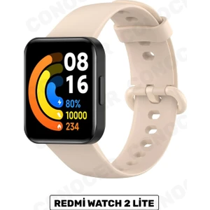 Xiaomi Redmi Watch 2 Lite Uyumlu Kordon Akıllı Saat Bileklik Kordonu Silikon Kayış
