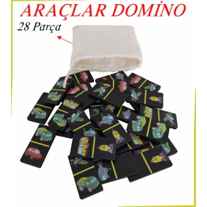 Ahşap Domino Araçlar 28 Parça