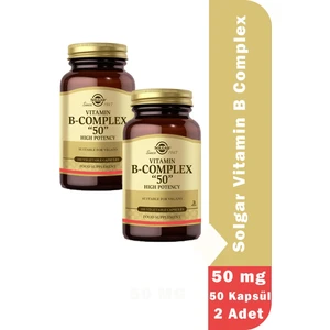 Vitamin B Complex 50 mg 50 Kapsül 2 Adet