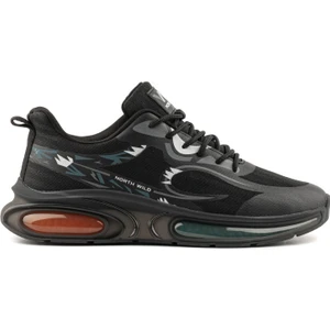 North Wild Crazy Erkek Sneakers - Siyah Oranj
