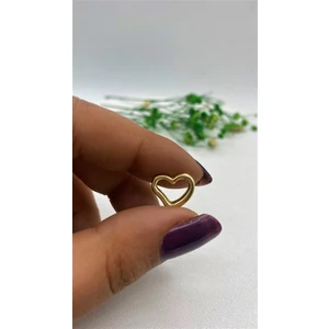 14 Ayar Altın Kalp Kolye Ucu