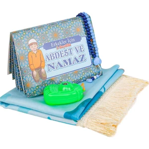 Erkek Çocuk Abdest ve Namaz Ibadet Seti 30X16CM 110GR