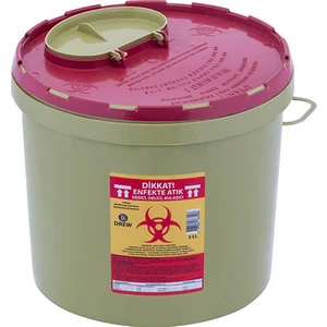 Tıbbi Atık Kovası 5 lt -10 Adet