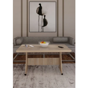Mdf Tekerlekli Yemek Masası
