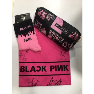 GC GÖKHAN CLUB Blackpink T-Shirt Kalemlik Çorap Kombin