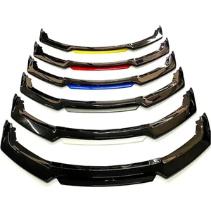 Ön Tampon Eki Universal Ön Lip Vw Transporter T5-T6-T7  Uyumlu Ön Karlık Siyah-Kırmızı