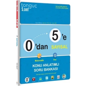 Tonguç Akademi 0 Dan 5 E Sayısal Konu Anlatımlı Soru Bankası 2025