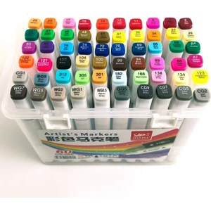 Ümraniye Hobi Sanat Silky Touch Marker 60 Adet Kutulu Kalem Seti