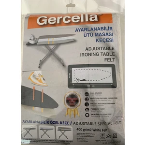 Ayaralanabilir Ütü Masası Keçesi