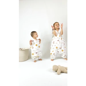 Las Vivas Kids Yazlık Müslin Uyku Tulumu, 0.5 Tog Organik Bebek ve Çocuk Tulumu