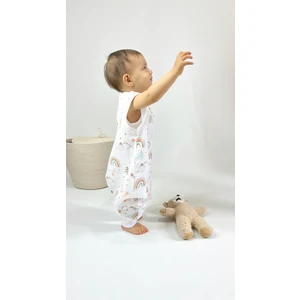 Las Vivas Kids Yazlık Müslin Uyku Tulumu, 0.5 Tog Organik Bebek ve Çocuk Tulumu