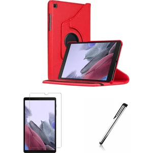 Samsung Galaxy Tab A7 Lite SM-T220 Uyumlu Dönebilen Kılıf Ekran Koruyucu Kalem Set