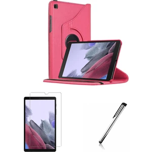 Samsung Galaxy Tab A7 Lite SM-T220 Uyumlu Dönebilen Kılıf Ekran Koruyucu Kalem Set