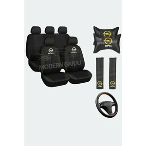 Modern Garaj Opel Koltuk Kılıfı Opel Boyun Yastığı Opel Kemer Pedi Opel Dikmeli Direksiyon Kılıfı Mgopel