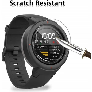 Amazfit Bip 3 Pro Ekran Koruyucu Tam Kaplama Şeffaf Tpu Film 2 Adet