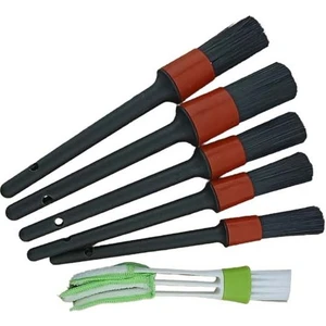 Oto Araç Detaylı Temizlik Fırçası-5+1 Oto Araba Yıkama Klima Temizleme Fırçası-1 Adet Fırça