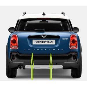 Mini Cooper Countryman R60 F60 Krom Metal 3m Bagaj Yazı Logo