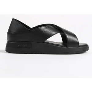 Deri Siyah Kadın Sandalet 3Y2FS32270