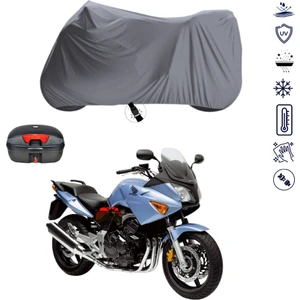 Honda Cbf 600 Çantalı Motosiklet Branda Su Geçirmez Topcase Uyumlu Motor Branda