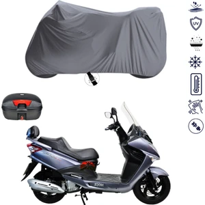 Sym Joyride Evo 200 Çantalı Motosiklet Branda Su Geçirmez Topcase Uyumlu Motor Branda