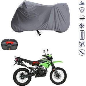 Mondial X-Treme Moto Cross Çantalı Motosiklet Branda Su Geçirmez Topcase Uyumlu Motor Branda
