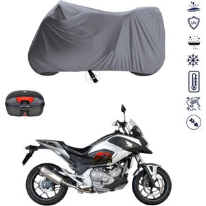 Honda Nc 750 x Dct Çantalı Motosiklet Branda Su Geçirmez Topcase Uyumlu Motor Branda