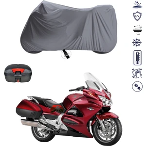 Honda St 1300 Pan European Çantalı Motosiklet Branda Su Geçirmez Topcase Uyumlu Motor Branda