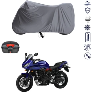 Yamaha Fz6 Fazer Abs Çantalı Motosiklet Branda Su Geçirmez Topcase Uyumlu Motor Branda
