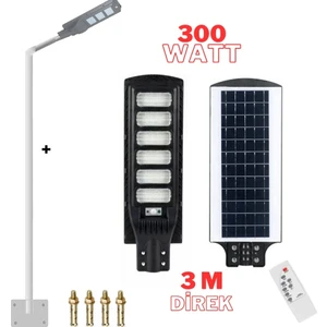 Tekno Solen 350 Watt Güneş Enerjili Sokak Lambası Direkli