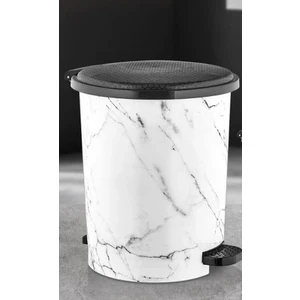 Desenli Pedallı Çöp Kovası - 22 Lt