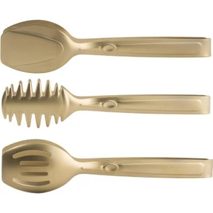 Dame Marie Cn 3 Parça Mat Altın Maşa Seti