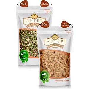 Antep Çarşı Pazar Pirinç Antep Fıstığı 50 gr  File Fındık 50 gr