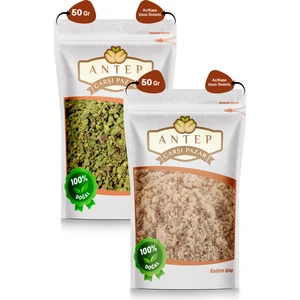 Antep Çarşı Pazar Badem Unu 50 gr  Toz Antep Fıstığı 50 gr