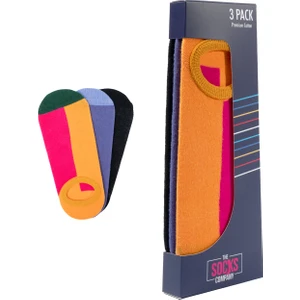 The Socks Company 3 Çift Özel Kutulu Kadın Görünmez Çorap