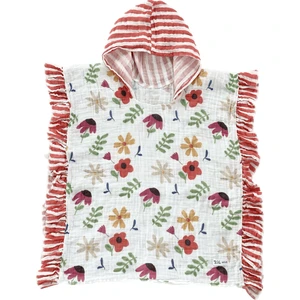 Asu Baby&kids  Flower Garden Fırfırlı Müslin Panço